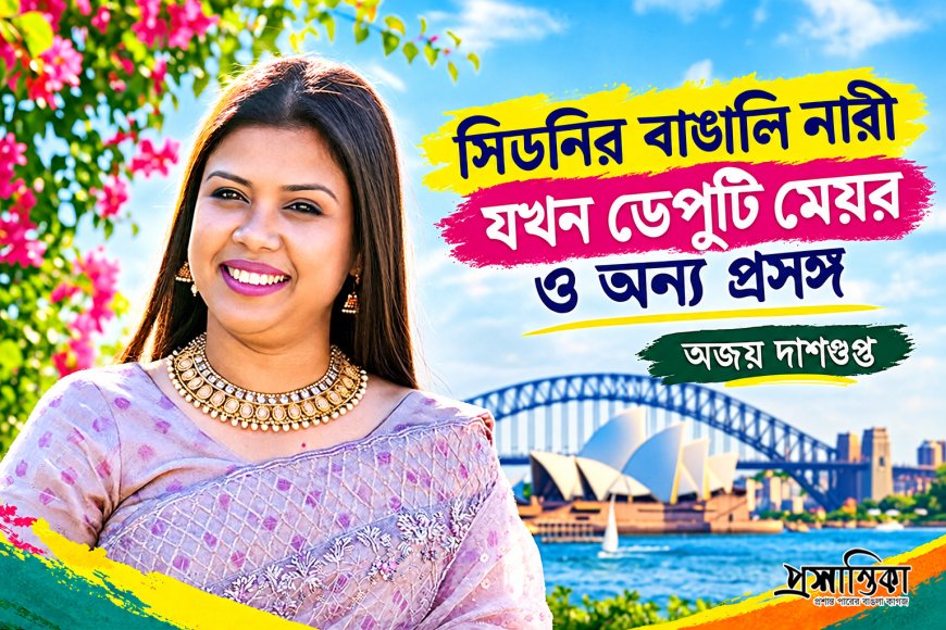 সিডনির বাঙালি নারী যখন ডেপুটি মেয়র ও অন্য প্রসঙ্গ । অজয় দাশগুপ্ত